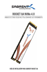 Sabrent ROCKET Q4 NVMe 4.0 Guia De Instalacion