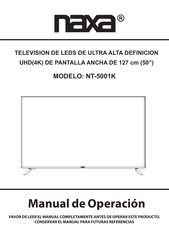Naxa NT-5001K Manual De Operación
