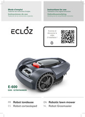 ECLOZ E-600 Instrucciones De Uso