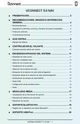 Uconnect 5.0 NAV Manual Del Usuario