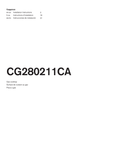 Gaggenau CG280211CA Instrucciones De Instalación