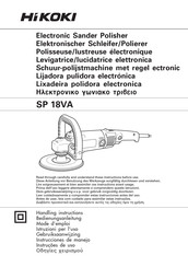 HIKOKI SP 18VA Instrucciones De Manejo