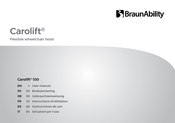 BraunAbility Carolift 100 Instrucciones De Uso