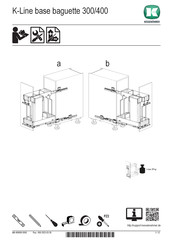 Kesseböhmer K-Line base baguette 400 Instrucciones De Montaje