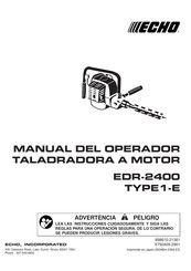 Echo EDR-2400 Manual Del Operador