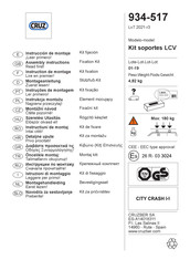 CRUZ 934-517 Instrucciones De Montaje