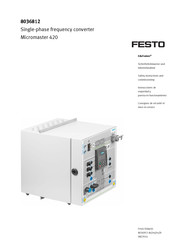 Festo 8036812 Instrucciones De Seguridad