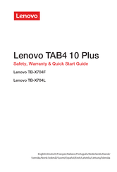 Lenovo TB-X704L Guia De Inicio Rapido
