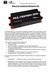 MG Customs PRO MASTER Multispark 200 Manual De Instalación