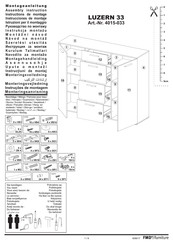 FMD Furniture LUZERN 33 4015-033 Instrucciones De Montaje