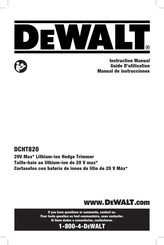 DeWalt DCHT820 Manual De Instrucciones