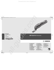 Bosch GOP 10,8 V-LI Professional Manual Original