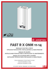 Ariston FAST R X ONM 114 Manual De Usuario
