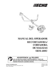 Echo SRM-400U Manual Del Operador