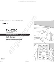 Onkyo TX-8220 Manual De Instrucciones