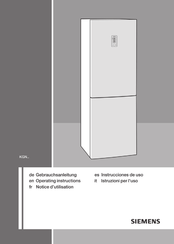 Siemens KGN Serie Instrucciones De Uso