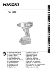 HIKOKI WH 18DF Instrucciones De Manejo