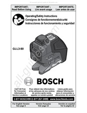 Bosch 3 601 K63 310 Instrucciones De Funcionamiento Y Seguridad