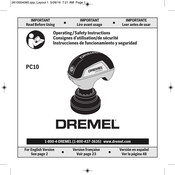 Bosch Dremel Versa PC10 Instrucciones De Funcionamiento Y Seguridad