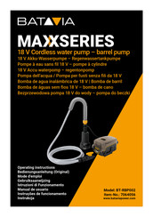 Batavia MAXX Serie Manual De Usuario