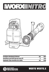 Worx Nitro WG572 Manual Del Usuario