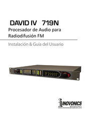 Inovonics Broadcast DAVID IV 719N Instalación Y Guía Del Usuario