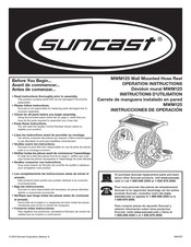 Suncast MWM125 Instrucciones De Operación