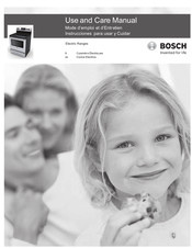 Bosch 300 Serie Instrucciones Para Usar Y Cuidar