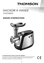 THOMSON THMG48609 Manual De Instrucciones