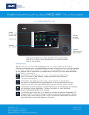 HME NEXEO Guia De Inicio Rapido