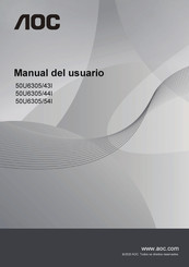 AOC 50U6305/43I Manual Del Usuario