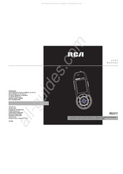 RCA RD2317 Manual Del Usuario