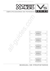 Crest Audio Vs1500 Manual Del Propietário