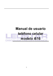 Ledstar i616 Manual De Usuario