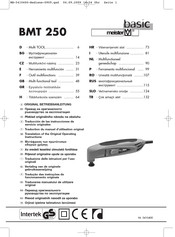 Meister basic BMT 250 Traducción De Las Instrucciones De Servicio Originales