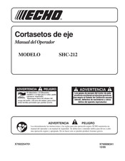 Echo SHC-212 Manual Del Operador