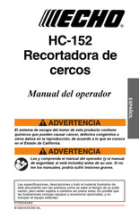 Echo HC-152 Manual Del Operador