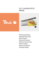 Peach PBP420 Manual De Instrucciones