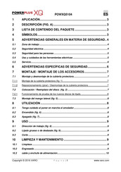 VARO POWERPLUS XQ POWXQ5104 Manual Del Usuario