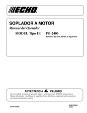 Echo PB-2400 Manual Del Operador