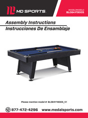 MD SPORTS Thornton BL084Y19005 Instrucciones De Ensamblado