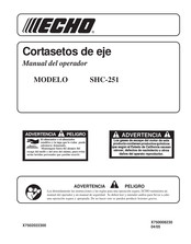 Echo SHC-251 Manual Del Operador