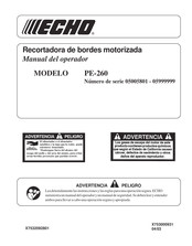 Echo PE-260 Manual Del Operador