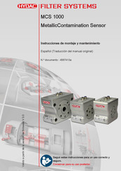 Hydac MCS 1000 Serie Instrucciones De Montaje Y Mantenimiento