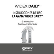 Widex DAILY D-9 Instrucciones De Uso