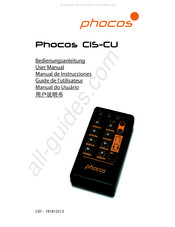 Phocos CIS-CU Manual De Instrucciones