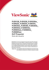 ViewSonic PJD6553w Guia Del Usuario