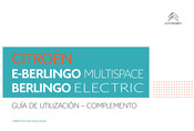 CITROEN E-BERLINGO MULTISPACE 2017 Guía De Utilización