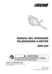 Echo EDR-260 Manual Del Operador