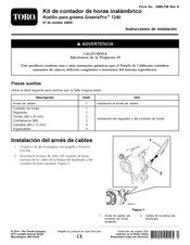 Toro GreensPro 1240 Instrucciones De Instalación